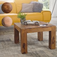 FineBuy Couchtisch 60 x 60 x 40 cm Holz Massiv, Massiver Wohnzimmertisch Quadratisch Braun, Beistelltisch Massivholz, Design Holztisch Wohnzimmer | Farbe: Braun FineBuy Couchtisch 60 x 60 x 40 cm Holz Massiv, Massiver Wohnzimmertisch Quadratisch Braun, Beistelltisch Massivholz, Design Holztisch Wohnzimmer | Farbe: Braun