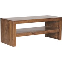 FineBuy Couchtisch Sheesham Massivholz 110cm – Rechteckiger Wohnzimmertisch mit Ablagefach – Handgefertigter Sofatisch aus Echtholz im natürlichen Landhaus Design | Farbe: Braun FineBuy Couchtisch Sheesham Massivholz 110cm – Rechteckiger Wohnzimmertisch mit Ablagefach – Handgefertigter Sofatisch aus Echtholz im natürlichen Landhaus Design | Farbe: Braun
