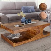 FineBuy Couchtisch Massiv-Holz 120 cm breit Wohnzimmer-Tisch Design braun Landhaus-Stil Beistelltisch Farbe wählbar | Farbe: Braun FineBuy Couchtisch Massiv-Holz 120 cm breit Wohnzimmer-Tisch Design braun Landhaus-Stil Beistelltisch Farbe wählbar | Farbe: Braun