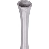 FineBuy Deko-Vase Design Aluminium-Dekoration Wohndeko modern Blumenvase Farbe silber Tischdeko Designvase Tischvase | Farbe: Silber FineBuy Deko-Vase Design Aluminium-Dekoration Wohndeko modern Blumenvase Farbe silber Tischdeko Designvase Tischvase | Farbe: Silber