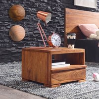 FineBuy Nachttisch Massivholz Nachtkommode 30 cm 1 Schublade Ablage Nachtschrank Landhausstil Echtholz Farbe wählbar | Farbe: Braun FineBuy Nachttisch Massivholz Nachtkommode 30 cm 1 Schublade Ablage Nachtschrank Landhausstil Echtholz Farbe wählbar | Farbe: Braun
