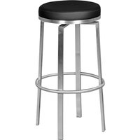 FineBuy Barhocker 42x76x42 cm Edelstahl Barstuhl 360° Drehbar, Thekenhocker Barsitz Gepolstert, Design Tresenstuhl Modern, Bistrohocker Hoch, Hoher Hocker für Bar | Farbe: Schwarz FineBuy Barhocker 42x76x42 cm Edelstahl Barstuhl 360° Drehbar, Thekenhocker Barsitz Gepolstert, Design Tresenstuhl Modern, Bistrohocker Hoch, Hoher Hocker für Bar | Farbe: Schwarz