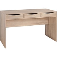 FineBuy Schreibtisch MASSA 120 cm, Design Büro-Tisch in Sonoma Eiche, Moderner Computer-Tisch mit 3 Schubladen und Stauraum, Platzsparender Jugend-Schreibtisch auch für Laptop geeignet | Farbe: Grau FineBuy Schreibtisch MASSA 120 cm, Design Büro-Tisch in Sonoma Eiche, Moderner Computer-Tisch mit 3 Schubladen und Stauraum, Platzsparender Jugend-Schreibtisch auch für Laptop geeignet | Farbe: Grau
