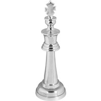 FineBuy Deko Schachfigur Aluminium Dekoration poliert 60 cm Dekofigur Statue Skulptur groß Alu einzeln modern XXL | Farbe: Silber FineBuy Deko Schachfigur Aluminium Dekoration poliert 60 cm Dekofigur Statue Skulptur groß Alu einzeln modern XXL | Farbe: Silber