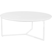 FineBuy Design Couchtisch 80 cm Rund Weiß Matt lackiert, Moderner Wohnzimmertisch MDF Holz, Lounge Sofa Tisch Metall Gestell | Farbe: Weiß FineBuy Design Couchtisch 80 cm Rund Weiß Matt lackiert, Moderner Wohnzimmertisch MDF Holz, Lounge Sofa Tisch Metall Gestell | Farbe: Weiß