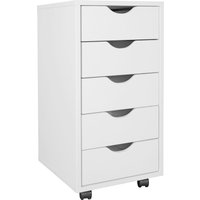 FineBuy Kinder Rollcontainer 33 x 64 x 38 cm Holz 5 Schubladen, Moderner Schubladencontainer mit Rollen, Standcontainer Bürocontainer, Rollwagen Kinderzimmer, Container Aufbewahrungsschrank | Farbe: Grau FineBuy Kinder Rollcontainer 33 x 64 x 38 cm Holz 5 Schubladen, Moderner Schubladencontainer mit Rollen, Standcontainer Bürocontainer, Rollwagen Kinderzimmer, Container Aufbewahrungsschrank | Farbe: Grau