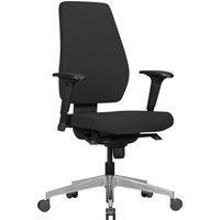 FineBuy Bürostuhl DARIUS mit Stoff-Bezug, Design Schreibtisch-Stuhl mit Synchromechanik & Armlehnen, Drehstuhl Drehsessel ergonomisch 120 kg | Farbe: Schwarz FineBuy Bürostuhl DARIUS mit Stoff-Bezug, Design Schreibtisch-Stuhl mit Synchromechanik & Armlehnen, Drehstuhl Drehsessel ergonomisch 120 kg | Farbe: Schwarz