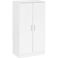 FineBuy Schuhschrank 7 Fächer für 14 Paar Schuhe 55 x 108 x 35 cm, Schuhkommode 2 Türen, Schuhregal Schrank Schuhständer Schuhe | Farbe: Weiß FineBuy Schuhschrank 7 Fächer für 14 Paar Schuhe 55 x 108 x 35 cm, Schuhkommode 2 Türen, Schuhregal Schrank Schuhständer Schuhe | Farbe: Weiß