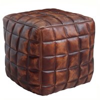 FineBuy Sitzwürfel Echtleder braun 39 x 41 x 39 cm Ottomane Wohnzimmer, Design Pouf Hocker orientalisch, Polster Sitzhocker edel, Orient Beinablage Sofa, Würfel Polsterhocker eckig | Farbe: Braun FineBuy Sitzwürfel Echtleder braun 39 x 41 x 39 cm Ottomane Wohnzimmer, Design Pouf Hocker orientalisch, Polster Sitzhocker edel, Orient Beinablage Sofa, Würfel Polsterhocker eckig | Farbe: Braun
