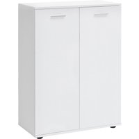 FineBuy Kommode mit 2 Türen 71x104x35cm Mehrzweckschrank Holz, Flurschrank hell modern, Schrank klein, Anrichte Sideboard matt, Kommodenschrank Flurmöbel | Farbe: Weiß FineBuy Kommode mit 2 Türen 71x104x35cm Mehrzweckschrank Holz, Flurschrank hell modern, Schrank klein, Anrichte Sideboard matt, Kommodenschrank Flurmöbel | Farbe: Weiß