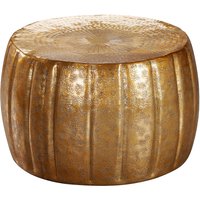 FineBuy Design Couchtisch rund 60 cm aus Metall – Handgefertigter Aluminium Wohnzimmertisch Hammerschlag – Orientalischer flacher Alu Sofatisch | Farbe: Gold FineBuy Design Couchtisch rund 60 cm aus Metall – Handgefertigter Aluminium Wohnzimmertisch Hammerschlag – Orientalischer flacher Alu Sofatisch | Farbe: Gold