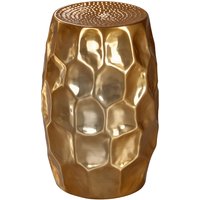 FineBuy Design Beistelltisch rund 30 cm Metall – Orientalischer Wohnzimmertisch Hammerschlag Aluminium – Kleiner Couchtisch – Moderner Dekotisch Alu | Farbe: Gold FineBuy Design Beistelltisch rund 30 cm Metall – Orientalischer Wohnzimmertisch Hammerschlag Aluminium – Kleiner Couchtisch – Moderner Dekotisch Alu | Farbe: Gold