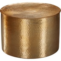 FineBuy Design Couchtisch rund 60 cm aus Metall - Handgefertigter Aluminium Wohnzimmertisch mit Hammerschlag - Orientalischer runder Alu Sofatisch | Farbe: Gold FineBuy Design Couchtisch rund 60 cm aus Metall - Handgefertigter Aluminium Wohnzimmertisch mit Hammerschlag - Orientalischer runder Alu Sofatisch | Farbe: Gold