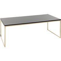 FineBuy Couchtisch 120 x 45 x 60 cm Metall Holz Sofatisch schwarz, Design Wohnzimmertisch quadratisch, Stubentisch mit Metallgestell, Kaffeetisch klein, Wohnzimmer Loungetisch modern | Farbe: Gold FineBuy Couchtisch 120 x 45 x 60 cm Metall Holz Sofatisch schwarz, Design Wohnzimmertisch quadratisch, Stubentisch mit Metallgestell, Kaffeetisch klein, Wohnzimmer Loungetisch modern | Farbe: Gold