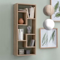 FineBuy Wandregal 36 x 90 x 13,5 cm Holz Design Hängeregal modern, Wandboard freischwebend, Holzregal Regal für die Wand, Bücherregal schmal, Dekoregal Schweberegal hoch | Farbe: Grau FineBuy Wandregal 36 x 90 x 13,5 cm Holz Design Hängeregal modern, Wandboard freischwebend, Holzregal Regal für die Wand, Bücherregal schmal, Dekoregal Schweberegal hoch | Farbe: Grau