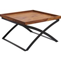 FineBuy Couchtisch FB50967 63x39x63cm Sheesham Massivholz / Metall Sofatisch, Design Wohnzimmertisch Industrial Style, Stubentisch braun / schwarz, Designer Kaffeetisch massiv, Tisch quadratisch | Farbe: Braun FineBuy Couchtisch FB50967 63x39x63cm Sheesham Massivholz / Metall Sofatisch, Design Wohnzimmertisch Industrial Style, Stubentisch braun / schwarz, Designer Kaffeetisch massiv, Tisch quadratisch | Farbe: Braun