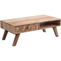 FineBuy Couchtisch REWA 95x35x50 cm Akazie Massivholz Sofatisch, Wohnzimmertisch mit Schublade, Stubentisch braun, Holztisch Kaffeetisch massiv, Tisch | Farbe: Braun FineBuy Couchtisch REWA 95x35x50 cm Akazie Massivholz Sofatisch, Wohnzimmertisch mit Schublade, Stubentisch braun, Holztisch Kaffeetisch massiv, Tisch | Farbe: Braun