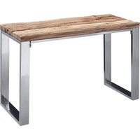FineBuy Konsolentisch 115x76x46 cm Massiv-Holz Natur, Konsole rustikal Wohnzimmer, Anrichte Flur Diele Gang Schmal, Schminktisch Industrial Style, Echtholz Frisiertisch Schlafzimmer Hoch | Farbe: Braun FineBuy Konsolentisch 115x76x46 cm Massiv-Holz Natur, Konsole rustikal Wohnzimmer, Anrichte Flur Diele Gang Schmal, Schminktisch Industrial Style, Echtholz Frisiertisch Schlafzimmer Hoch | Farbe: Braun