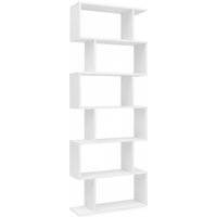 FineBuy Bücherregal FB51366 70 x 23,5 x 190,5 cm weiß, Standregal 6 Fächer, Kleine Design Kommode, Modernes Aktenregal Spanplatte freistehend, Aufbewahrungsregal offen | Farbe: Weiß FineBuy Bücherregal FB51366 70 x 23,5 x 190,5 cm weiß, Standregal 6 Fächer, Kleine Design Kommode, Modernes Aktenregal Spanplatte freistehend, Aufbewahrungsregal offen | Farbe: Weiß