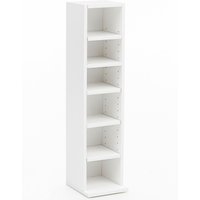 FineBuy Design Bücherregal SV51375 mit 6 Fächern 21 x 91 x 25,5 cm, Standregal Holz Regal Freistehend Flur, Schmales Wandregal Kinderzimmer, Nischenregal Modern | Farbe: Weiß FineBuy Design Bücherregal SV51375 mit 6 Fächern 21 x 91 x 25,5 cm, Standregal Holz Regal Freistehend Flur, Schmales Wandregal Kinderzimmer, Nischenregal Modern | Farbe: Weiß