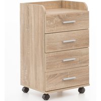 FineBuy Rollcontainer 40 x 70,5 x 33 cm, Schreibtisch-Container Rollschrank 4 Schubladen, Moderner Schubladencontainer mit Rollen, Standcontainer Bürocontainer Beistellcontainer | Farbe: Weiß FineBuy Rollcontainer 40 x 70,5 x 33 cm, Schreibtisch-Container Rollschrank 4 Schubladen, Moderner Schubladencontainer mit Rollen, Standcontainer Bürocontainer Beistellcontainer | Farbe: Weiß