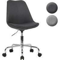 FineBuy Schreibtischstuhl Stoff, Design Drehstuhl mit Lehne, Arbeitsstuhl mit 110 kg Maximalbelastung, Schalenstuhl mit Rollen, Stuhl drehbar | Farbe: Schwarz FineBuy Schreibtischstuhl Stoff, Design Drehstuhl mit Lehne, Arbeitsstuhl mit 110 kg Maximalbelastung, Schalenstuhl mit Rollen, Stuhl drehbar | Farbe: Schwarz