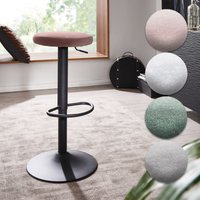 FineBuy Barhocker Samt Hocker ohne Lehne 58 – 79 cm, Küchenhocker Stoff / Metall 100kg, Design Barstuhl Tresenhocker Drehbar Bistrohocker | Farbe: Rosa FineBuy Barhocker Samt Hocker ohne Lehne 58 – 79 cm, Küchenhocker Stoff / Metall 100kg, Design Barstuhl Tresenhocker Drehbar Bistrohocker | Farbe: Rosa