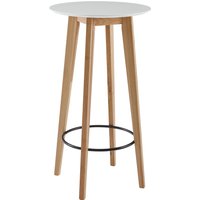 FineBuy Stehtisch 60x110x60 cm Weiß, Bartisch für 4 Personen, Moderner Tisch für Bar, Design Partytisch Holz, Hochtisch Eiche Skandinavisch | Farbe: Weiß FineBuy Stehtisch 60x110x60 cm Weiß, Bartisch für 4 Personen, Moderner Tisch für Bar, Design Partytisch Holz, Hochtisch Eiche Skandinavisch | Farbe: Weiß