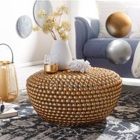 FineBuy Couchtisch Aluminium 60x60x30 cm Wohnzimmertisch Metall Rund, Designer Sofatisch Alu Orientalisch, Runder Kaffeetisch Klein | Farbe: Gold FineBuy Couchtisch Aluminium 60x60x30 cm Wohnzimmertisch Metall Rund, Designer Sofatisch Alu Orientalisch, Runder Kaffeetisch Klein | Farbe: Gold