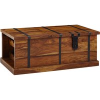 FineBuy Couchtisch 100x60x40 cm Sheesham Massivholz Truhentisch mit Weinregal, Design Wohnzimmertisch mit Stauraum, Sofatisch Stubentisch Modern, Holztisch Wohnzimmer | Farbe: Braun FineBuy Couchtisch 100x60x40 cm Sheesham Massivholz Truhentisch mit Weinregal, Design Wohnzimmertisch mit Stauraum, Sofatisch Stubentisch Modern, Holztisch Wohnzimmer | Farbe: Braun
