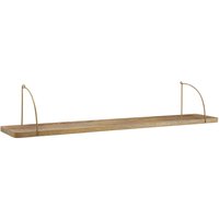 FineBuy Wandregal Mango Massivholz / Metall Hängeregal Industrial, Design Schweberegal, Regal Hängend Wohnzimmer, Bücherregal Wand | Farbe: Braun FineBuy Wandregal Mango Massivholz / Metall Hängeregal Industrial, Design Schweberegal, Regal Hängend Wohnzimmer, Bücherregal Wand | Farbe: Braun