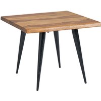 FineBuy Couchtisch Sheesham Massivholz 110 cm rechtckig · Wohnzimmertisch mit natürlicher Baumkante & Metallbeinen · Handgefertigt im Retro Design | Farbe: Braun FineBuy Couchtisch Sheesham Massivholz 110 cm rechtckig · Wohnzimmertisch mit natürlicher Baumkante & Metallbeinen · Handgefertigt im Retro Design | Farbe: Braun