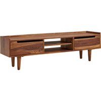 FineBuy Lowboard Sheesham Massivholz 145x43x35 cm TV-Kommode mit zwei Türen, Design TV-Schrank Hoch, Fernsehtisch Fernsehschrank Modern, Fernsehkommode Wohnzimmer | Farbe: Braun FineBuy Lowboard Sheesham Massivholz 145x43x35 cm TV-Kommode mit zwei Türen, Design TV-Schrank Hoch, Fernsehtisch Fernsehschrank Modern, Fernsehkommode Wohnzimmer | Farbe: Braun