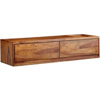 FineBuy Lowboard Hängend Sheesham Massivholz 108x25x34 cm TV-Schrank Braun, Design Fernsehtisch mit Stauraum, Fernsehschrank Wand Modern, TV-Kommode Fernsehkommode zum Aufhängen | Farbe: Braun FineBuy Lowboard Hängend Sheesham Massivholz 108x25x34 cm TV-Schrank Braun, Design Fernsehtisch mit Stauraum, Fernsehschrank Wand Modern, TV-Kommode Fernsehkommode zum Aufhängen | Farbe: Braun