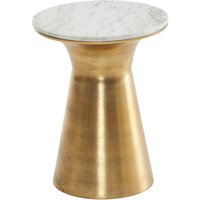 FineBuy Beistelltisch Echter Marmor Weiß 35x35x45 cm Anstelltisch Metall Gold, Kleiner Sofatisch Rund, Wohnzimmertisch Couch Modern, Couchtisch Hoch | Farbe: Weiß FineBuy Beistelltisch Echter Marmor Weiß 35x35x45 cm Anstelltisch Metall Gold, Kleiner Sofatisch Rund, Wohnzimmertisch Couch Modern, Couchtisch Hoch | Farbe: Weiß