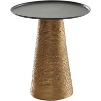 FineBuy Beistelltisch rund 40 cm Metall gold – Orientalischer Design Wohnzimmertisch aus Alu – Kleiner Aluminium Couchtisch – Sofatisch Dekotisch | Farbe: Gold FineBuy Beistelltisch rund 40 cm Metall gold – Orientalischer Design Wohnzimmertisch aus Alu – Kleiner Aluminium Couchtisch – Sofatisch Dekotisch | Farbe: Gold