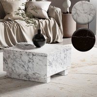 FineBuy Couchtisch MONOBLOC 60x60x35 cm Hochglanz mit Marmor Optik, Wohnzimmertisch Cube Quadratisch, Design Sofatisch, Lounge Kaffeetisch Würfel-Form | Farbe: Schwarz FineBuy Couchtisch MONOBLOC 60x60x35 cm Hochglanz mit Marmor Optik, Wohnzimmertisch Cube Quadratisch, Design Sofatisch, Lounge Kaffeetisch Würfel-Form | Farbe: Schwarz