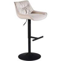 FineBuy Barhocker Samt Hocker mit Lehne 86 – 106 cm, Küchenhocker Höhenverstellbar Modern 100 kg, Design Barstuhl Tresenhocker mit Metall-Trompetenfuß, Bistrohocker Gepolstert | Farbe: Beige FineBuy Barhocker Samt Hocker mit Lehne 86 – 106 cm, Küchenhocker Höhenverstellbar Modern 100 kg, Design Barstuhl Tresenhocker mit Metall-Trompetenfuß, Bistrohocker Gepolstert | Farbe: Beige