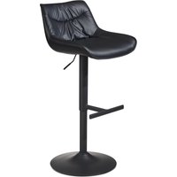 FineBuy Barhocker Kunstleder Schwarz Hocker mit Lehne 86 – 106 cm, Küchenhocker Höhenverstellbar Modern 100 kg, Design Barstuhl Tresenhocker mit Metall-Trompetenfuß, Bistrohocker Gepolstert | Farbe: Schwarz FineBuy Barhocker Kunstleder Schwarz Hocker mit Lehne 86 – 106 cm, Küchenhocker Höhenverstellbar Modern 100 kg, Design Barstuhl Tresenhocker mit Metall-Trompetenfuß, Bistrohocker Gepolstert | Farbe: Schwarz