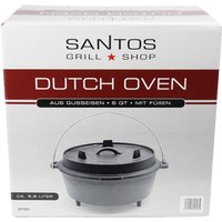 SANTOS Dutch Oven 6qt mit Füßen SANTOS Dutch Oven 6qt mit Füßen
