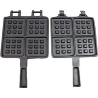 SANTOS Waffeleisen aus Gusseisen eckig | 17,5 cm x 18,5 cm SANTOS Waffeleisen aus Gusseisen eckig | 17,5 cm x 18,5 cm