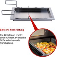 SANTOS Plancha | Einsatzpfanne für Weber Genesis II ab 600er SANTOS Plancha | Einsatzpfanne für Weber Genesis II ab 600er