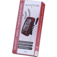 SANTOS Smart BBQ Thermometer | Steuerung per App – 4 Temperaturfühler | Bluetooth SANTOS Smart BBQ Thermometer | Steuerung per App – 4 Temperaturfühler | Bluetooth