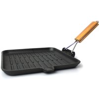 SANTOS Pfanne Gusseisen mit klappbarem Griff 24 x 24 cm SANTOS Pfanne Gusseisen mit klappbarem Griff 24 x 24 cm