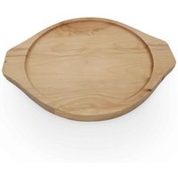 SANTOS Wedge Pan mit Holz-Serviertablett Ø 21,5cm – Höhe: 3 cm Gusseisen SANTOS Wedge Pan mit Holz-Serviertablett Ø 21,5cm – Höhe: 3 cm Gusseisen