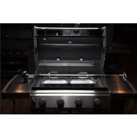 SANTOS Premium Edelstahl Drehspieß für Weber Genesis II E410 S440 E440 SANTOS Premium Edelstahl Drehspieß für Weber Genesis II E410 S440 E440