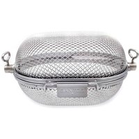 SANTOS XS Drehspieß Korb Grillkorb für schmale Grills | Edelstahl SANTOS XS Drehspieß Korb Grillkorb für schmale Grills | Edelstahl