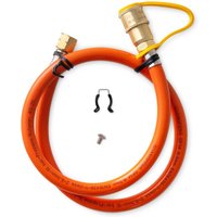 Otto Wilde Plattform Gasschlauch zum Flaschenanschluss | 80cm Otto Wilde Plattform Gasschlauch zum Flaschenanschluss | 80cm