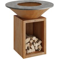 OFYR Feuerplatte Classic Storage Corten 100 OFYR Feuerplatte Classic Storage Corten 100