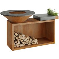 OFYR Feuerplatte Island Corten 100 Keramik Dunkelgrau OFYR Feuerplatte Island Corten 100 Keramik Dunkelgrau